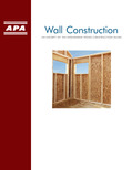APA Engineered Wood Walls Construction Guide