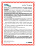 DensDeck® Roof Board Limited Warranty - Canada (English)