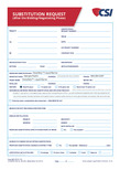DensDefy® Liquid Barrier CSI-Form-13.1A Substitution Request Form