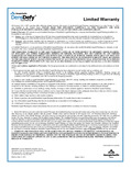 DensDefy® Liquid Flashing Limited Warranty - USA (English)