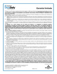DensDefy® Transition Membrane Limited Warranty - USA (Español)