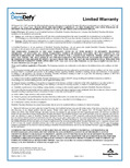 DensDefy® Transition Membrane Limited Warranty - USA (English)