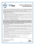 DensElement® Barrier System & DensDefy® Liquid Barrier Limited Warranty - USA (English)