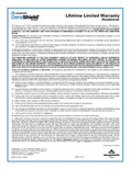 DensShield® Tile Backer Limited Warranty Residential - USA (English)