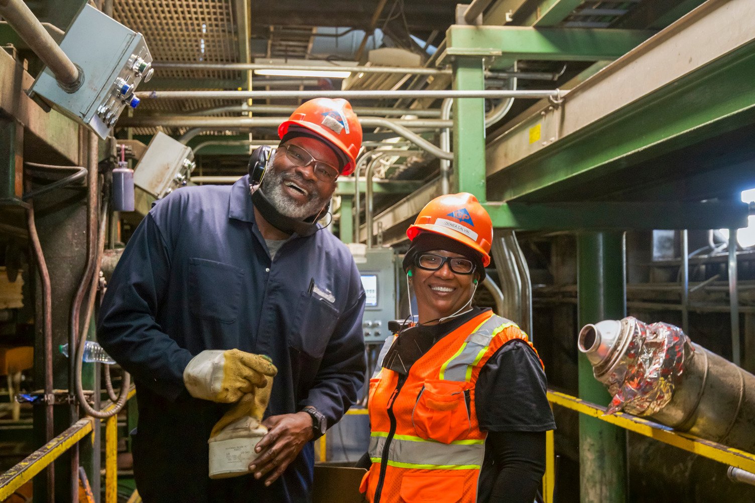 Two Georgia-Pacific Employees