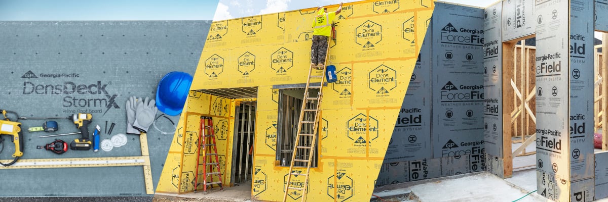 DensDeck StormX, DensElement & ForceField Gypsum Panels