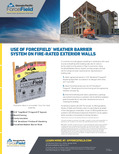 ForceField® Weather Barrier System - Fire Rated Assembly