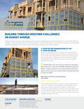 Building Through Weather Challenges On Sunset Avenue