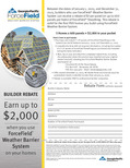 ForceField® WRB Rebate Form
