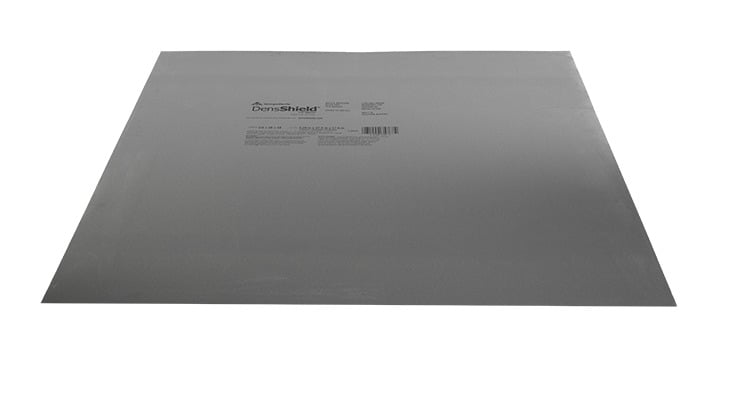 DensSheild Tile Backer - Product Image Logo and Barcode facing up