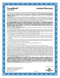 ToughRock®Limited Warranty - USA (English)