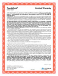 ToughRock® Limited Warranty - Canada (English)