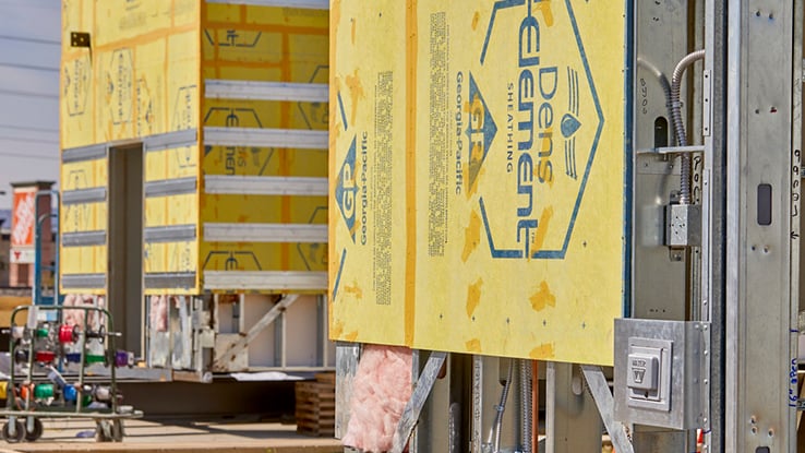 DensElement at construction site